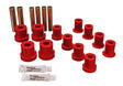 Energy Suspension 73-87 GM Denali XL/SUburban/Yukon XL 4WD Red Front Leaf Spring Bushing Set Energy Suspension Bushing Kits  AXOPROS