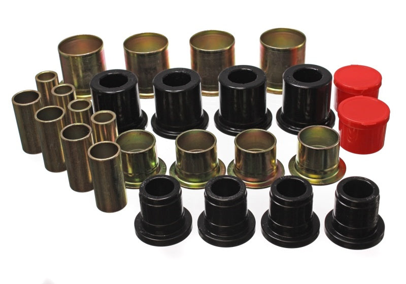 Energy Suspension 73-91 Ford K-5 Blazer/Denali XL/Suburban/Yukon Black Front Control Arm Bushing Set Energy Suspension Bushing Kits  AXOPROS
