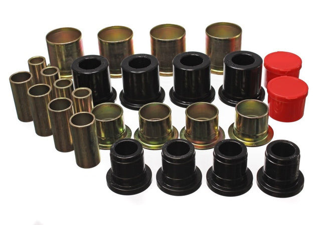 Energy Suspension 73-91 Ford K-5 Blazer/Denali XL/Suburban/Yukon Black Front Control Arm Bushing Set Energy Suspension Bushing Kits  AXOPROS