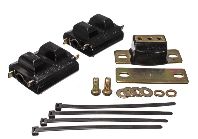 Energy Suspension 73-92 Chevrolet Camaro Black Motor and Transmission Mounts; Zinc Finish Energy Suspension Bushing Kits  AXOPROS