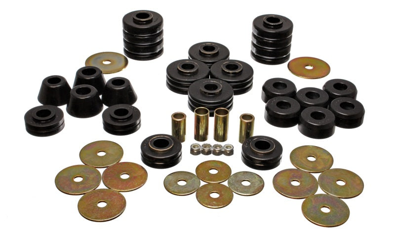 Energy Suspension 73-95 K5 Blazer Black Body(cab) Mount Set Energy Suspension Bushing Kits  AXOPROS