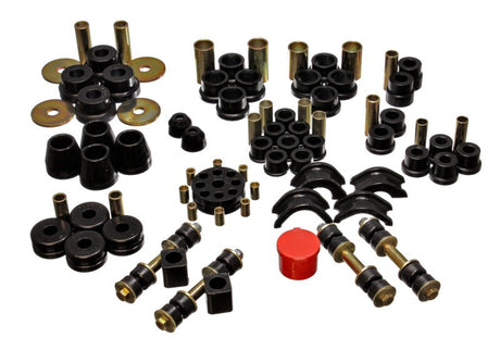 Energy Suspension 74-78 Nissan 260Z/280Z Black Hyper-Flex Master Bushing Set Energy Suspension Bushings - Full Vehicle Kits  AXOPROS