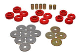 Energy Suspension 75-79 Chevrolet Nova / Chevy II Red Body Mount Set Energy Suspension Bushing Kits  AXOPROS