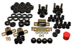 Energy Suspension 80-86 Jeep CJ7 Black Hyper-Flex Master Bushing Set Energy Suspension Bushings - Full Vehicle Kits  AXOPROS