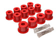 Energy Suspension 80-86 Nissan 720 & Hardbody Pickup 2WD Red Rear Leaf Spring Bushing Set Energy Suspension Bushing Kits  AXOPROS