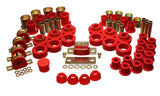 Energy Suspension 81-87 Chevy/GMC 2WD 1/2 Ton PickUp Red Hyper-flex Master Bushing Set Energy Suspension Bushing Kits  AXOPROS