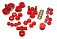 Energy Suspension 84-87 Honda Civic/CRX Red Hyper-Flex Master Bushing Set Energy Suspension Bushing Kits  AXOPROS