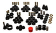 Energy Suspension 84-95 Chevrolet Corvette Black Hyper-flex Master Bushing Set Energy Suspension Bushings - Full Vehicle Kits  AXOPROS