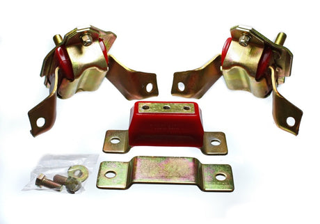 Energy Suspension 84-95 Ford Mustang 5.0 (302c.i.) V8 Red Motor & Transmission Mount Set Energy Suspension Bushing Kits  AXOPROS