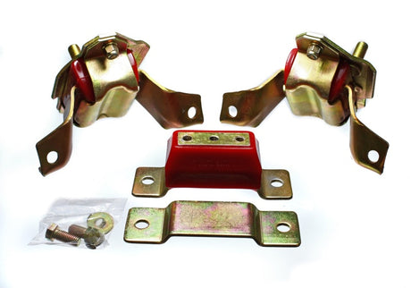 Energy Suspension 84-95 Ford Mustang 5.0 (302c.i.) V8 Red Motor & Transmission Mount Set Energy Suspension Bushing Kits  AXOPROS