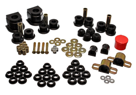 Energy Suspension 86-91 Mazda RX7 Black Hyper-Flex Master Bushing Set Energy Suspension Bushings - Full Vehicle Kits  AXOPROS