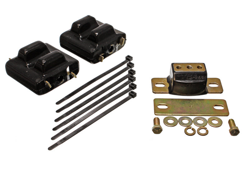 Energy Suspension 87-91 Suburban C10-C30 2WD Black Motor & Transmission Mounts-Zinc Finish Energy Suspension Bushing Kits  AXOPROS