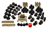 Energy Suspension 87-95 Jeep Wrangler YJ Black Hyper-Flex Master Bushing Set Energy Suspension Bushings - Full Vehicle Kits  AXOPROS