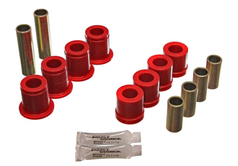 Energy Suspension 87-95 Nissan Pathfinder 2WD/4WD Red Front Control Arm Bushing Set Energy Suspension Bushing Kits  AXOPROS