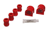 Energy Suspension 87-96 Jeep Wrangler YJ Red Frt 1-1/8in Sway Bar Bushing Set w/End Link Bushings Energy Suspension Bushing Kits  AXOPROS