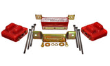 Energy Suspension 88-94 GM Blazer 4WD K Series Red Motor and Transmission Mounts; Zinc Finish Energy Suspension Bushing Kits  AXOPROS