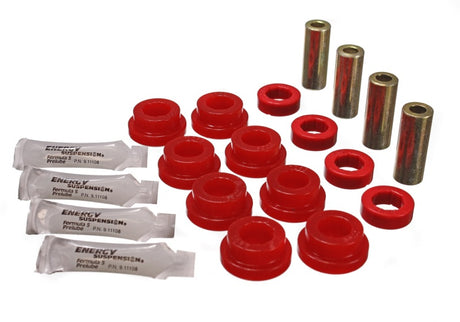 Energy Suspension 89-95 Honda Civic/CRX / 93-97 Honda Del Sol (including VTEC) Red Rear Control Arm Energy Suspension Bushing Kits  AXOPROS