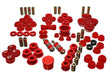 Energy Suspension 90-93 Acura Integra Red Hyper-Flex Master Bushing Set Energy Suspension Bushing Kits  AXOPROS