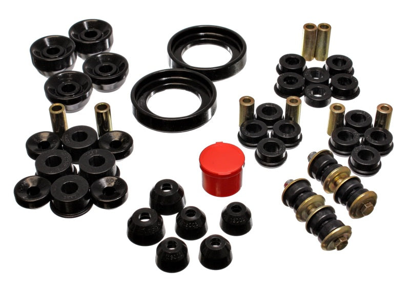 Energy Suspension 90-93 Honda Accord/Odyssey Black Hyper-Flex Master Bushing Set Energy Suspension Bushings - Full Vehicle Kits  AXOPROS