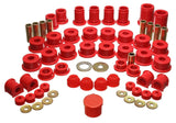Energy Suspension 90-95 Toyota 4 Runner 2WD/4WD Red Hyper-Flex Master Bushing Set Energy Suspension Bushing Kits  AXOPROS