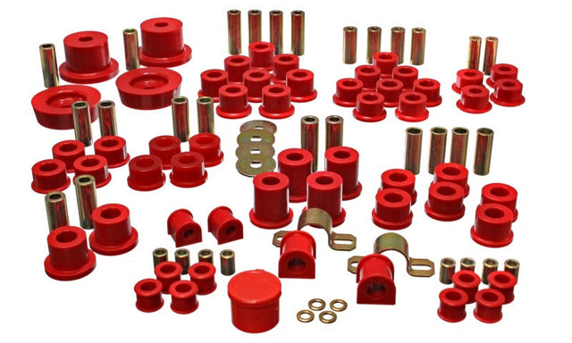 Energy Suspension 90-97 Mazda Miata Red Hyper-Flex Master Bushing Set Energy Suspension Bushing Kits  AXOPROS