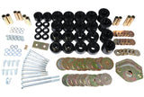Energy Suspension 91-97 Toyota Land Cruiser FJ80 Body Mount Set w/ Hardware - Black Energy Suspension Bushing Kits  AXOPROS