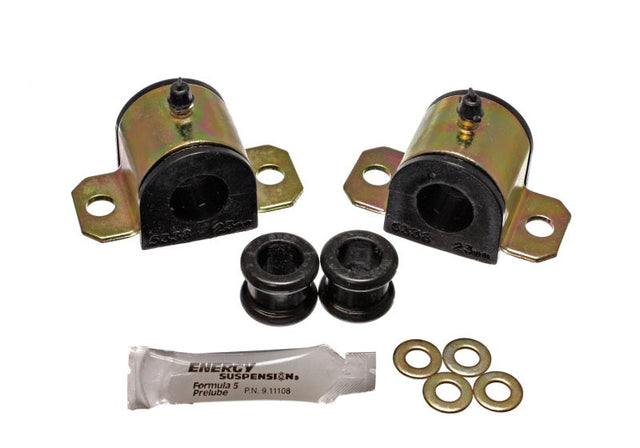 Energy Suspension 92-01 Honda Prelude Black 23mm Front Sway Bar Bushings (Sway Bar end link bushings Energy Suspension Bushing Kits  AXOPROS