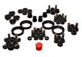 Energy Suspension 92-96 Honda Prelude Black Hyper-Flex Master Bushing Set Energy Suspension Bushings - Full Vehicle Kits  AXOPROS