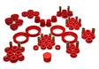 Energy Suspension 92-96 Honda Prelude Red Hyper-Flex Master Bushing Set Energy Suspension Bushing Kits  AXOPROS