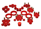 Energy Suspension 92-96 Honda Prelude Red Hyper-Flex Master Bushing Set Energy Suspension Bushing Kits  AXOPROS