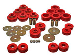 Energy Suspension 92-97 GM Denali XL/Blazer/Yukon XL 4WD Red Body Mount Set Energy Suspension Bushing Kits  AXOPROS