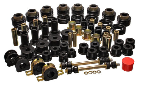 Energy Suspension 94-01 Dodge Ram 1500 2WD / 94-02 Ram 2500/3500 2WD Black Hyper-flex Master Bushing Energy Suspension Bushings - Full Vehicle Kits  AXOPROS