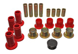 Energy Suspension 94-01 Ram 1500 / 94-02 Ram 2500/3500 2WD Red Front Control Arm Bushing Set Energy Suspension Bushing Kits  AXOPROS