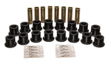 Energy Suspension 94-06 Hummer H1 Black Front & Rear End Control Arm Bushing Set Energy Suspension Bushing Kits  AXOPROS