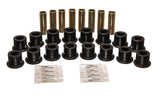 Energy Suspension 94-06 Hummer H1 Black Front & Rear End Control Arm Bushing Set Energy Suspension Bushing Kits  AXOPROS
