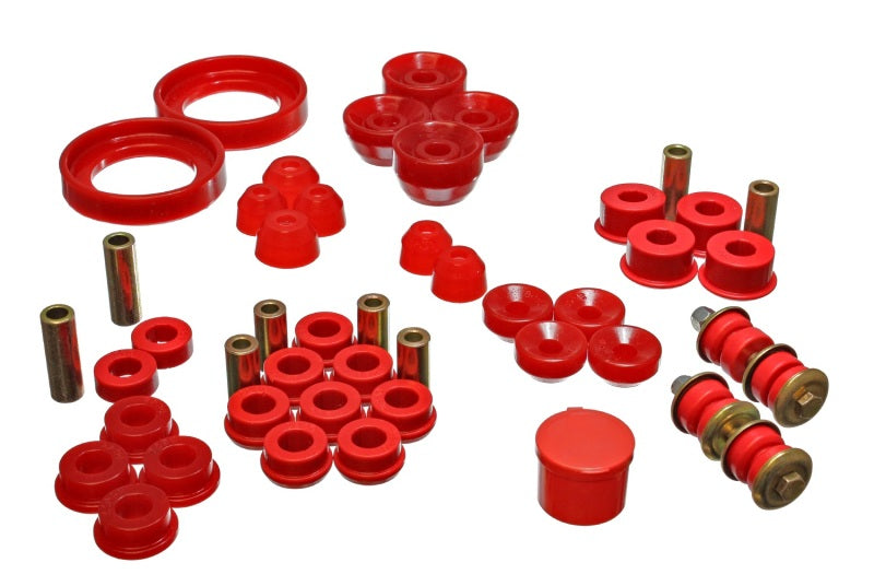 Energy Suspension 94-97 Honda Accord/Odyssey Red Hyper-Flex Master Bushing Set Energy Suspension Bushing Kits  AXOPROS