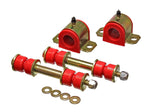 Energy Suspension 95-00 Toyota Pickup 2WD (Exc T-100/Tundra) Red 25mm Front Sway Bar Bushing Set Energy Suspension Bushing Kits  AXOPROS