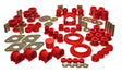 Energy Suspension 95-6/00 Toyota 4WD Pickup (Except T-100 & Tundra)  Red Hyper-Flex Master Bushing S Energy Suspension Bushing Kits  AXOPROS