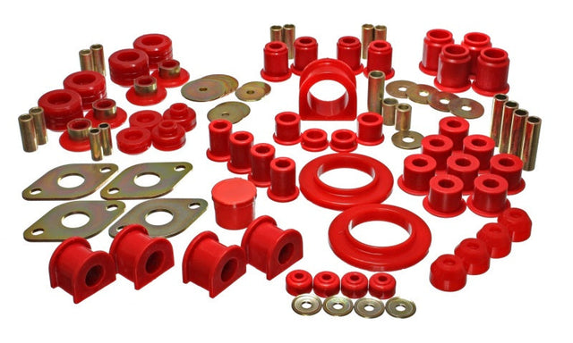 Energy Suspension 95-6/00 Toyota 4WD Pickup (Except T-100 & Tundra)  Red Hyper-Flex Master Bushing S Energy Suspension Bushing Kits  AXOPROS