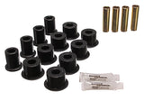 Energy Suspension 95-97 Toyota Tacoma / 89 4Runner / 89-95 Pick Up Black Rear Leaf Spring Shackle Bu Energy Suspension Bushing Kits  AXOPROS