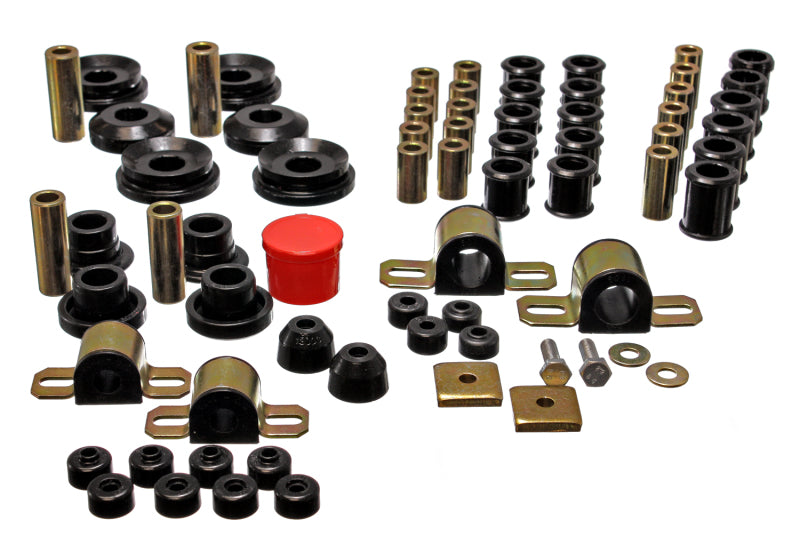 Energy Suspension 95-98 Nissan 240SX (S14) Black Hyper-Flex Master Bushing Set Energy Suspension Bushings - Full Vehicle Kits  AXOPROS