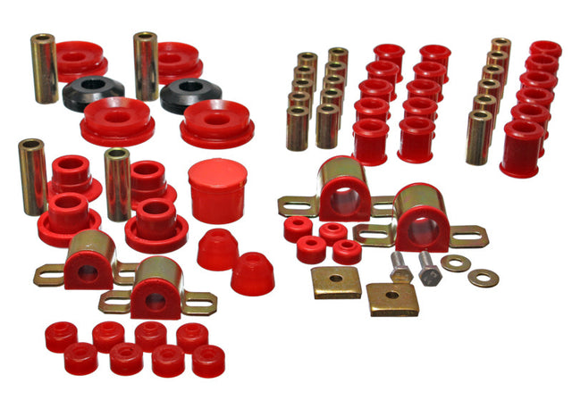Energy Suspension 95-98 Nissan 240SX (S14) Red Hyper-Flex Master Bushing Set Energy Suspension Bushing Kits  AXOPROS