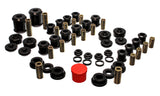 Energy Suspension 95-99 Mitsubishi Eclipse FWD/AWD Black Hyper-flex Master Bushing Set Energy Suspension Bushings - Full Vehicle Kits  AXOPROS
