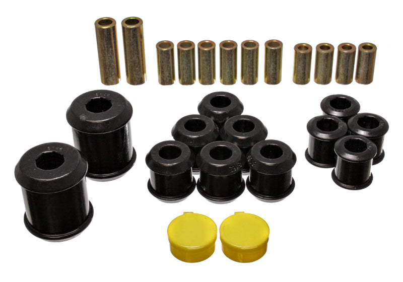 Energy Suspension 95-99 Mitsubishi Eclipse FWD/AWD Black Rear Control Arm Bushing Set Energy Suspension Bushing Kits  AXOPROS