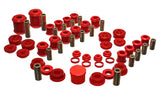 Energy Suspension 95-99 Mitsubishi Eclipse FWD/AWD Red Hyper-flex Master Bushing Set Energy Suspension Bushing Kits  AXOPROS