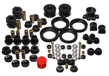 Energy Suspension 96-00 Honda Civic/CRX Black Hyper-Flex Master Bushing Set Energy Suspension Bushings - Full Vehicle Kits  AXOPROS