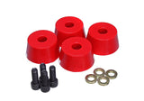 Energy Suspension 96-02 Toyota 4Runner Front Hyper Flex Red Bump Stop Set Energy Suspension Bushing Kits  AXOPROS