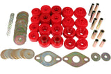 Energy Suspension 96-99 Toyota 4Runner 2WD/4WD Red Body Mount Bushing Set Energy Suspension Bushing Kits  AXOPROS