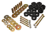 Energy Suspension 97-03 Ford F-100/F-150 2WD/F250 2WD & L-Duty Black Body (Cab) Mount Set Energy Suspension Bushing Kits  AXOPROS