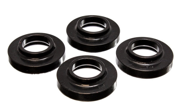 Energy Suspension 97-06 Jeep Wrangler TJ / 84-01 Cherokee Black Fr/Rear Coil Lift Isolator Set of 4 Energy Suspension Bushing Kits  AXOPROS